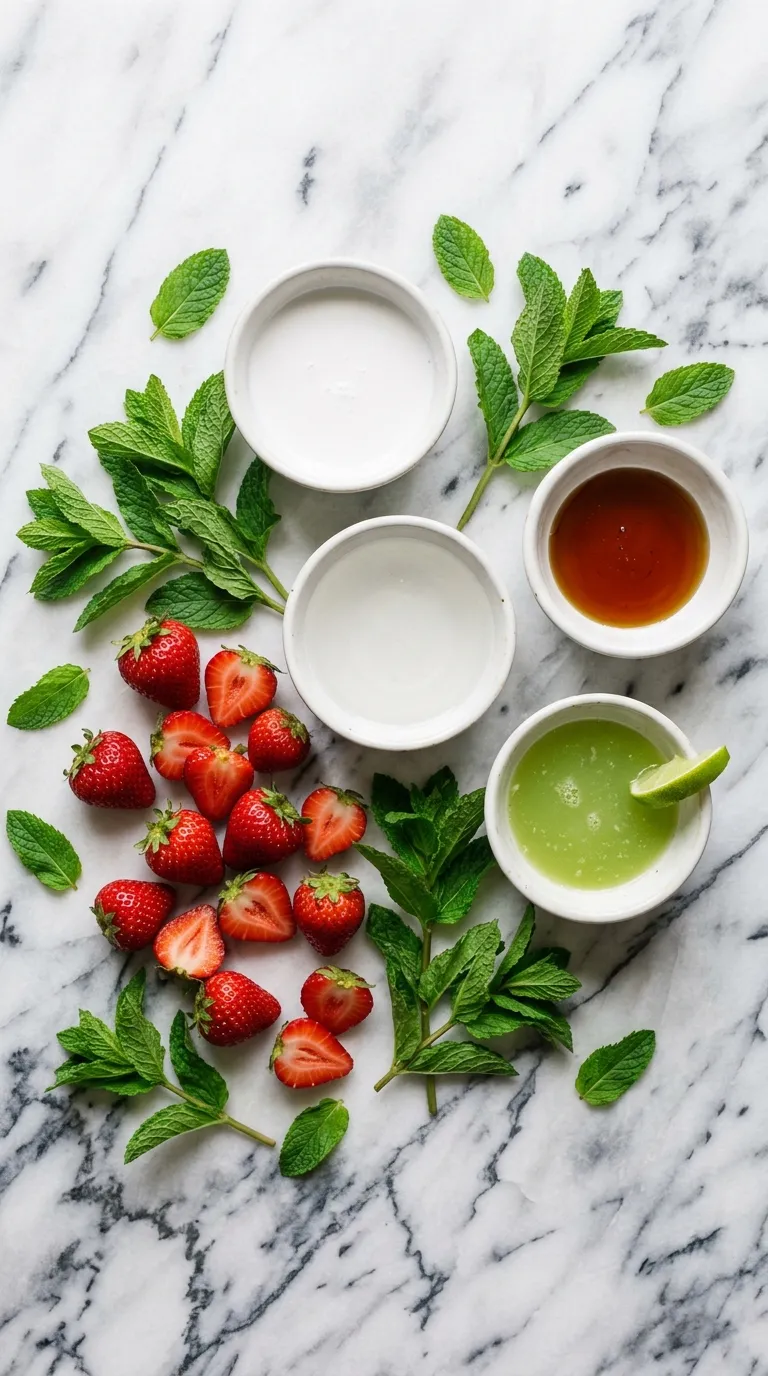 Coconut Strawberry Refresher Ingredients